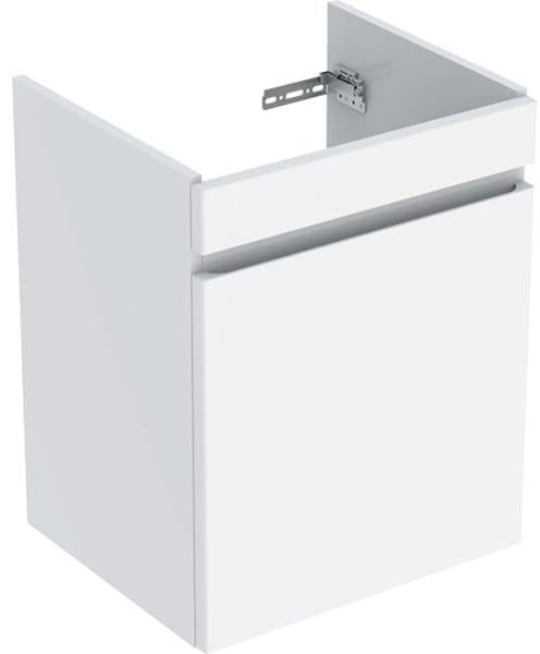 Geberit Renova Plan Waschtischunterschrank Nussbaum hickory hell mit Schublade & Innenschublade