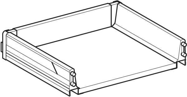 Geberit Renova Schublade für Seitenschrank – Weiß, passgenaues Zubehör für Badmöbel