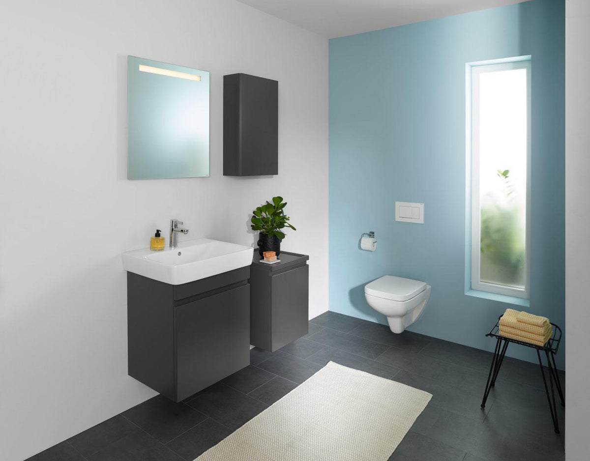 Geberit Renova Plan Wand-WC Tiefspüler Rimfree, spülrandlos, weiß
