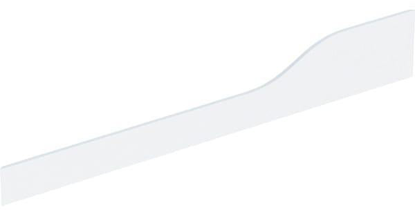 Geberit Bambini Dekorblende Front für 4 WT-Armaturen, tieferes Becken links, weiß