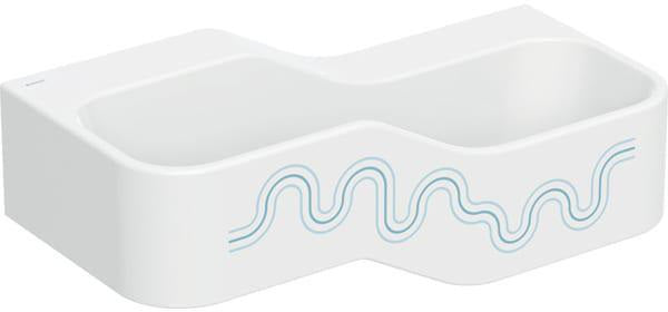 Geberit Bambini Spiel- und Waschlandschaft 900 mm, 2 Waschplätze, ohne Hahnloch, grün