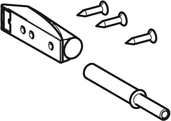 GEBERIT Push-to-open Mechanismus zum Anschrauben – Druckschnapper für Türen