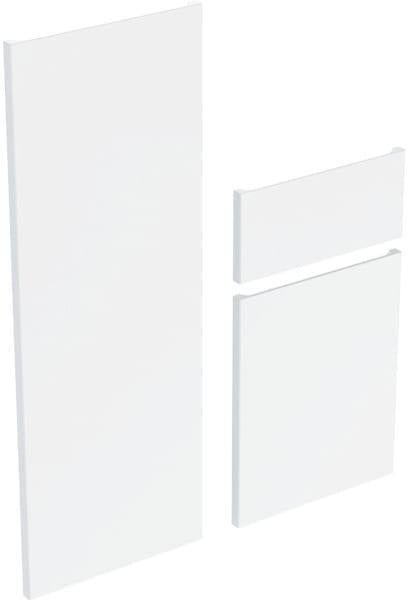 Geberit Renova Plan Front-Set für Seitenschrank, Höhe 70 cm, Weiß – Schubladenfront & Tür
