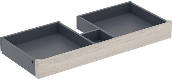 Geberit Renova Plan Innenschublade für Unterschrank MWT, 55 cm, hickory hell – mit Front