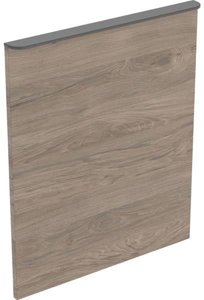 Geberit Smyle Tür für Unterschrank Handwaschbecken, 50 cm, Anschlag links, Nussbaum Hickory