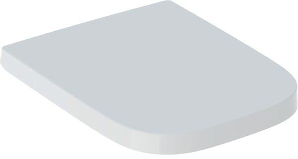 Geberit Renova Plan WC-Sitz eckig mit QuickRelease & Absenkautomatik, weiß