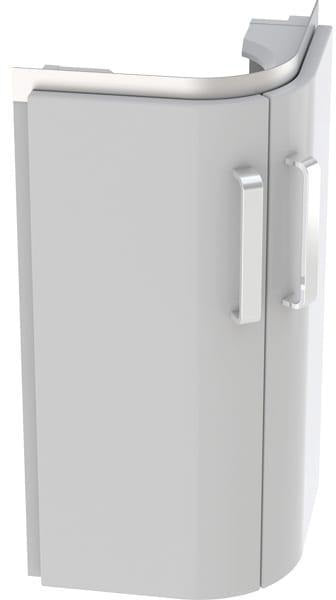 Geberit Renova Compact Unterschrank für Eck-Handwaschbecken, 2 Türen, weiß, 42,5 cm