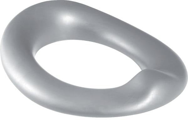 GEBERIT Bambini WC-Sitzring für Kleinkinder achatgrau – Matt, PUR, 280 x 305 mm
