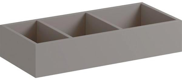 Geberit Xeno2 Schubladeneinsatz H-Teilung 37,3x9,8x20,8 cm sculturagrau