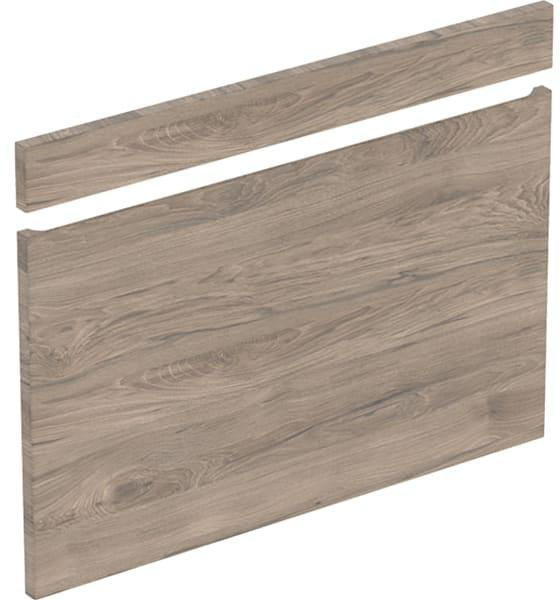 Geberit Renova Plan Schubladen-/Front-Set 55 cm in Nussbaum Hickory Hell für Möbelwaschtisch