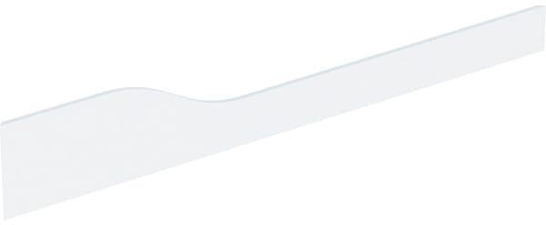Geberit Bambini Dekorblende Front für 4 WT-Armaturen, tieferes Becken links, weiß