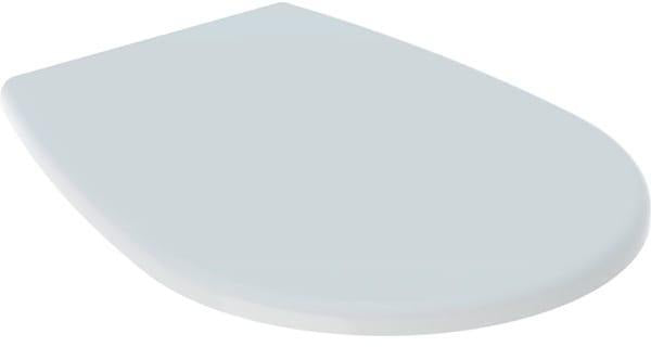 Geberit Renova WC-Sitz oval manhattan mit Deckel, Befestigung von unten, Duroplast