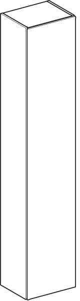 Geberit ONE Hochschrank 36 cm greige matt – 1 Tür, Soft-Close, wandhängend