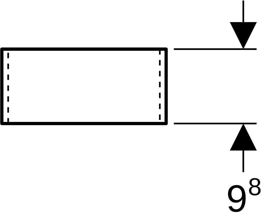 Geberit Xeno2 Schubladeneinsatz H-Teilung 37,3x9,8x20,8 cm sculturagrau