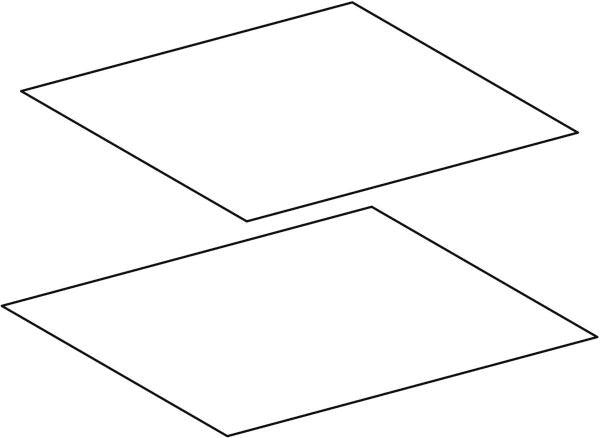 GEBERIT Set Antirutschmatten für Unterschrank Waschtisch, Breite 120 cm