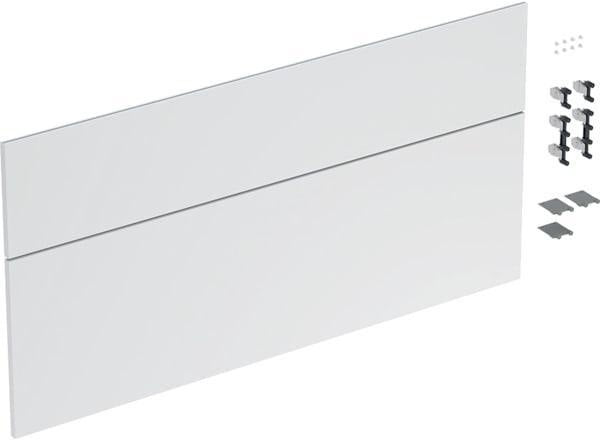 GEBERIT iCon Schubladenfront Set für Waschtisch 120 cm, weiß hochglänzend, 2 Fronten
