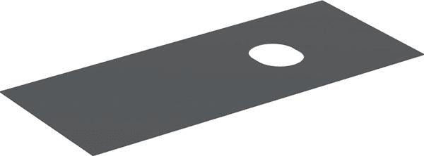 Geberit VariForm Abdeckplatte für Unterschrank 120 cm, weiß, melaminbeschichtet