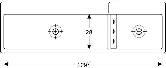 GEBERIT Bambini Spiel- und Waschlandschaft für 3 Waschtischarmaturen, 139 cm, weiß