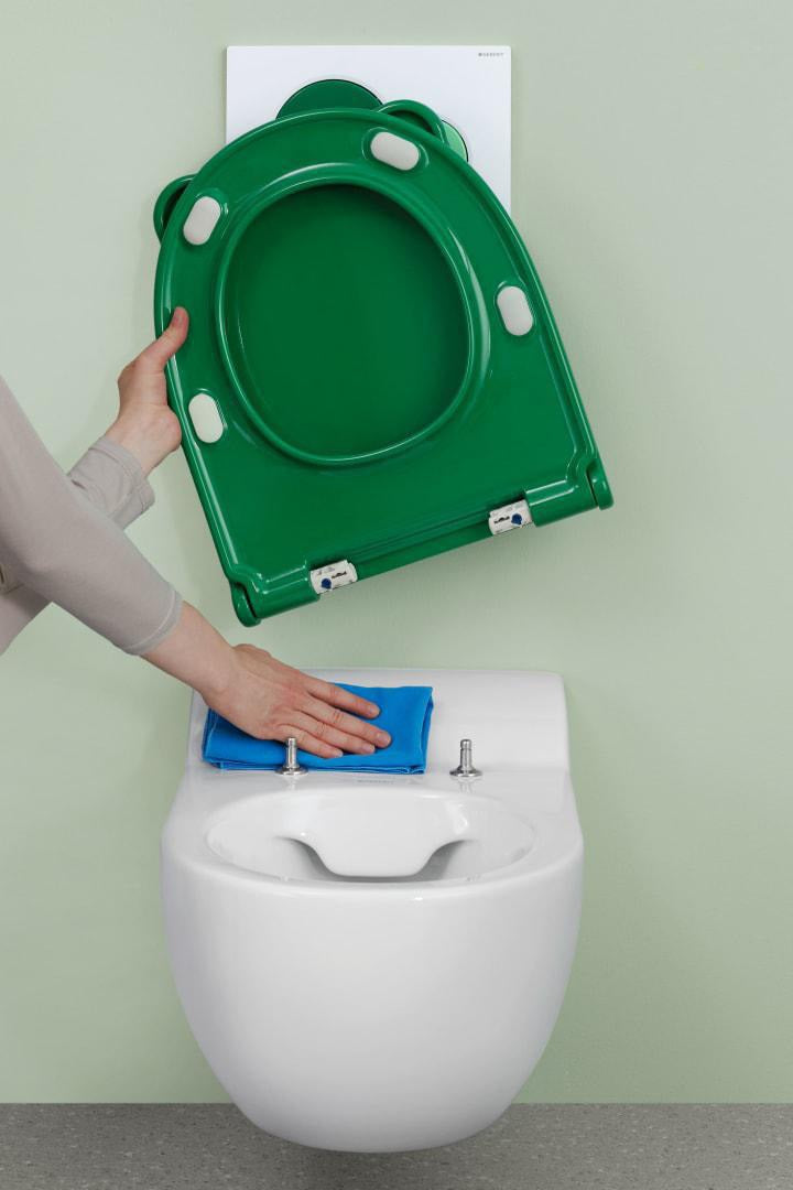 Geberit Bambini WC-Sitz für Kinder weiß – EasyMount, abschließbar, Duroplast
