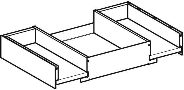Geberit Obere Schublade für Unterschrank 60 cm – Passgenau für Waschtisch
