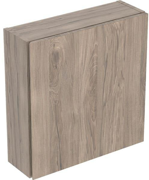 Geberit Hängeschrank iCon quadratisch 45 cm, 1 Tür, weiß hochglänzend, mit Dämpfung