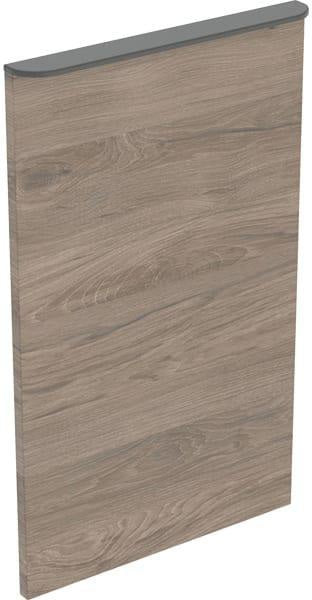 Geberit Smyle Seitenschrank-Tür Anschlag links Nussbaum Hickory 36 cm mit Griff