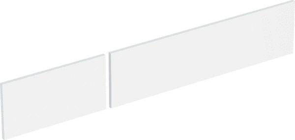 Geberit VariForm Schubladenfront-Set für Waschtisch-Unterschrank, 2 Schubladen, B=135 cm, Weiß Hochglanz
