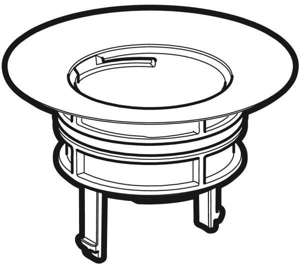 GEBERIT Adapter für Ablaufset – Passgenaue Verbindung für Urinale der Serie Urinale