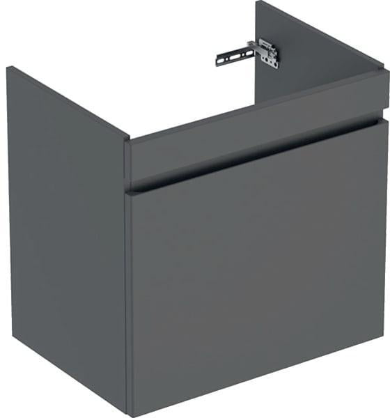 Geberit Renova Plan Waschtischunterschrank Nussbaum hickory hell mit Schublade & Innenschublade