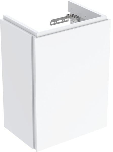 Geberit Xeno2 Unterschrank für Handwaschbecken, 38 cm, greige matt, mit 1 Tür und Soft-Close