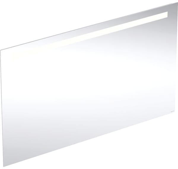 Geberit Option Basic Lichtspiegel eckig 50x70cm mit LED-Beleuchtung oben, Aluminium eloxiert