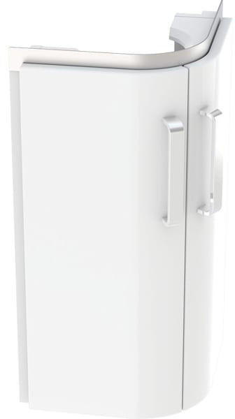 Geberit Renova Compact Unterschrank für Eck-Handwaschbecken, 2 Türen, weiß, 42,5 cm