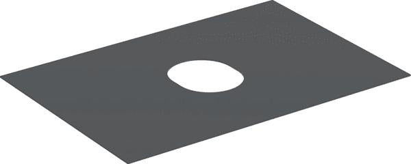 Geberit VariForm Abdeckplatte für Unterschrank mit Schublade, B=75 cm, weiß