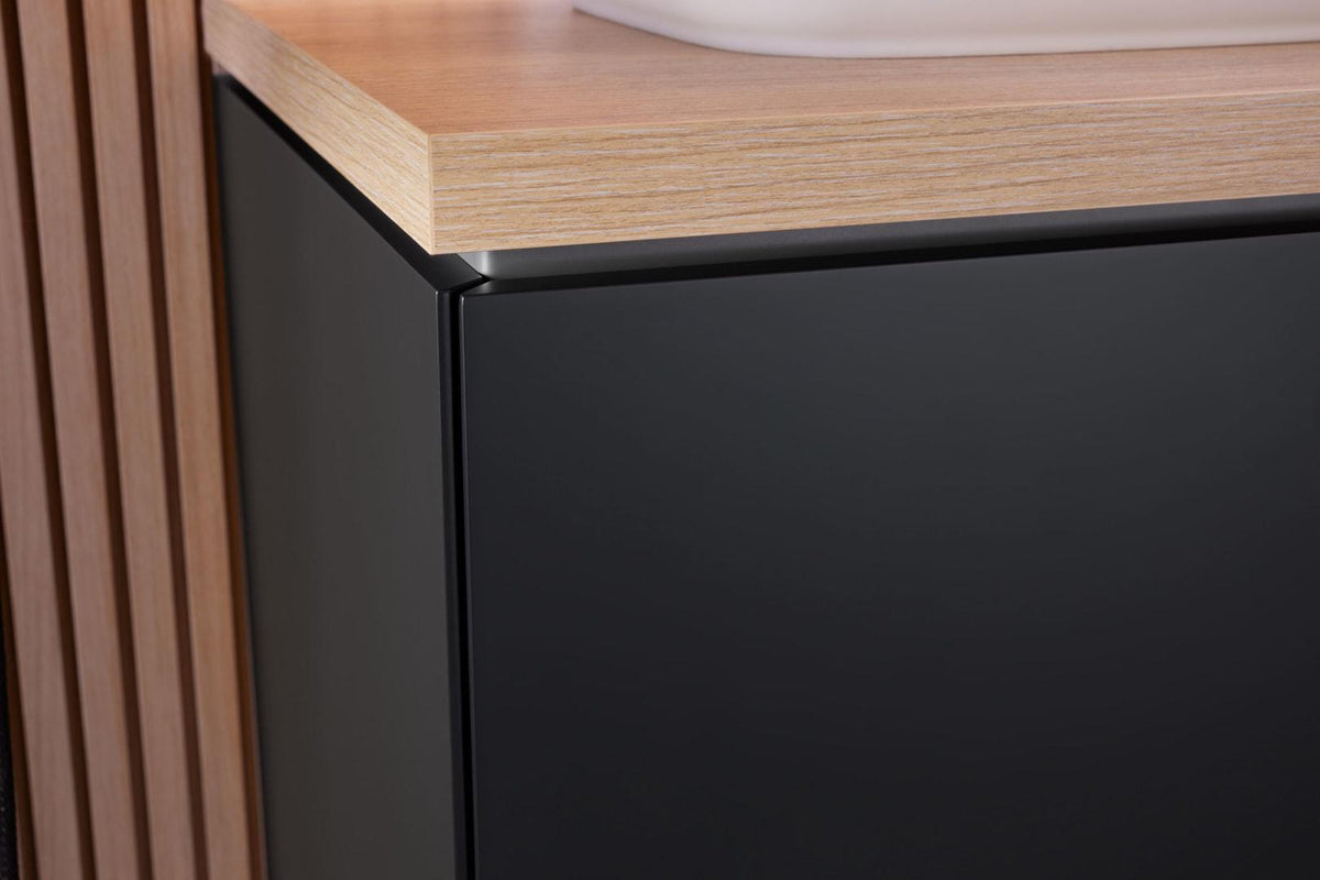 Geberit ONE Waschtischunterschrank 4 Schubladen 133,2 cm weiß hochglänzend wandhängend