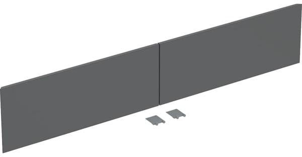 Geberit ONE Schubladenfront-Set für Waschtischunterschrank, 2 Schubladen, weiß hochglänzend, B 135 cm