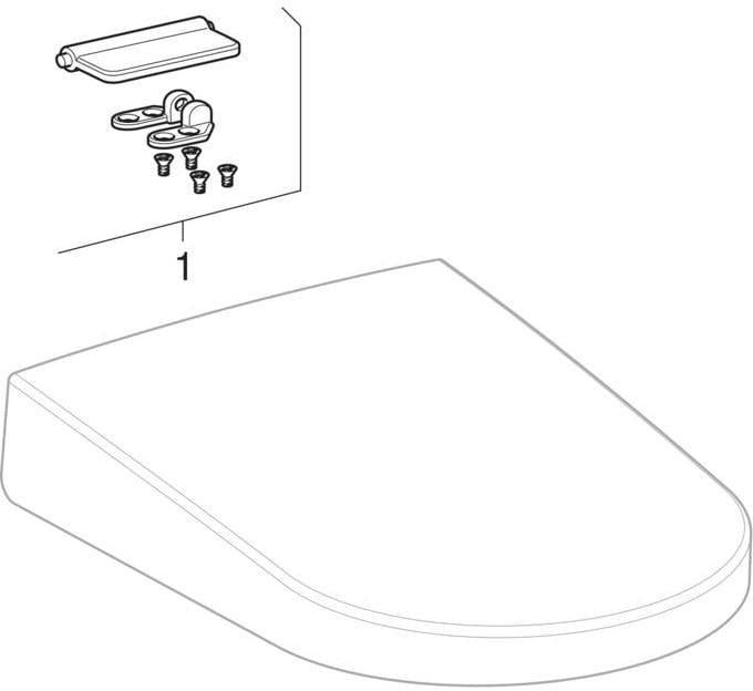 Geberit Bidet-Deckel Matteo Thun – Weißes Design für Ihr Bidet