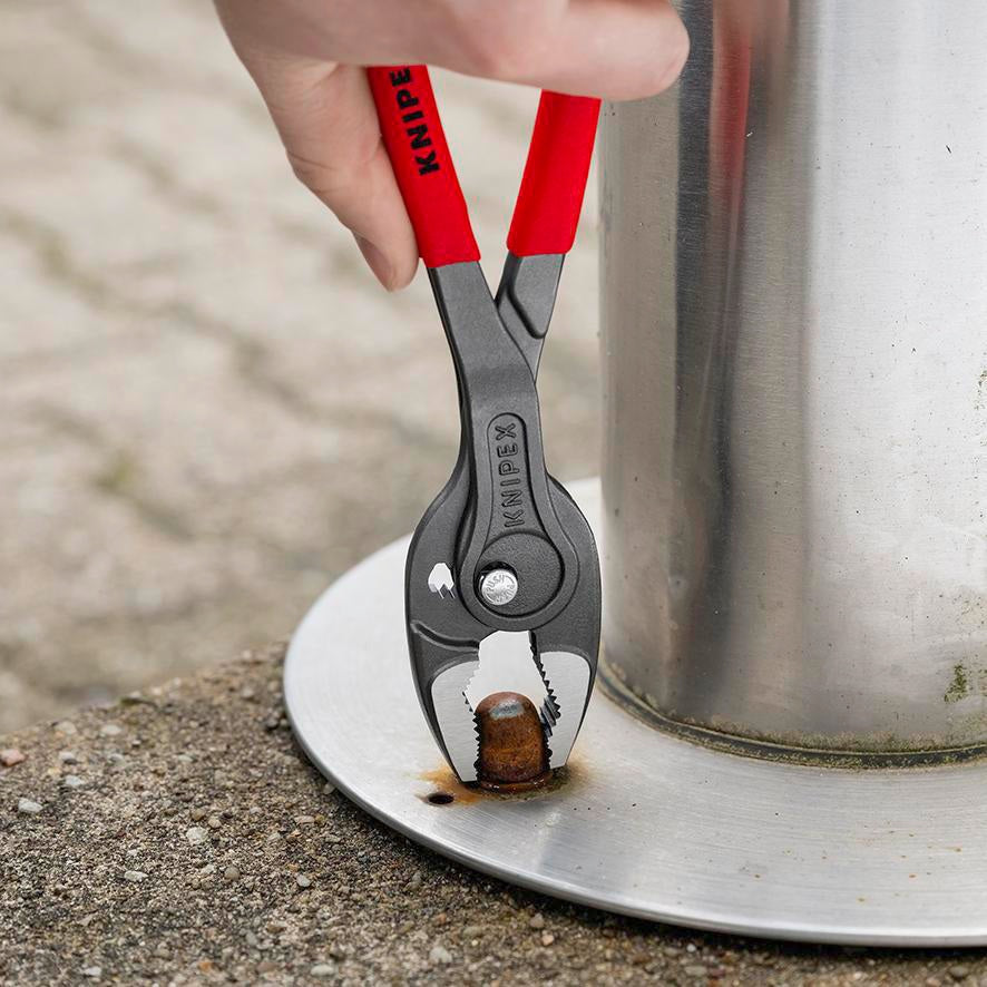 KNIPEX TwinGrip Frontgreifzange 200 mm – Robuste Zange mit Front- und Seitengreif-Funktion
