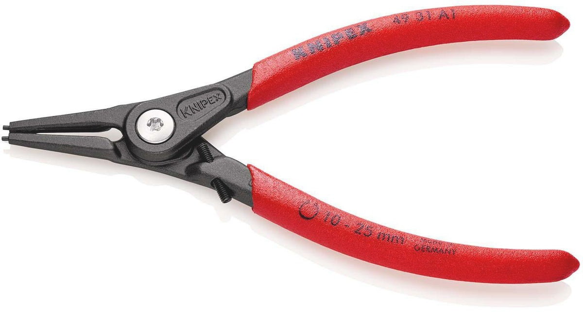 KNIPEX Präzisionssicherungsringzange A 1 für Wellen Ø 10-25 mm mit Spreizbegrenzung