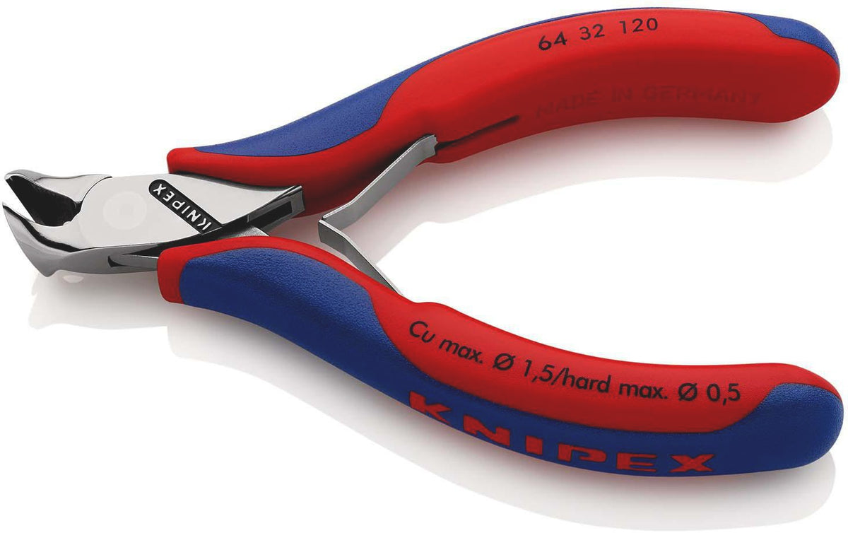 KNIPEX Elektronik-Vornschneider 115 mm Form 0 – Präzisionszange für feinste Schneidarbeiten