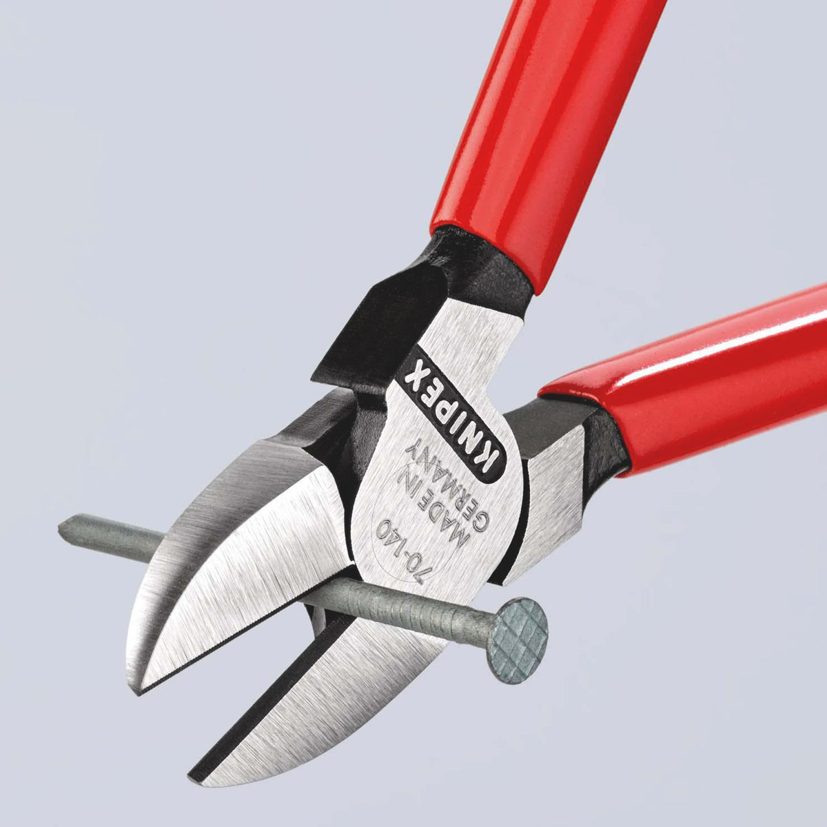 KNIPEX Seitenschneider 110 mm, polierter Kopf, Kunststoffüberzug – präziser Schnitt für feine Drähte