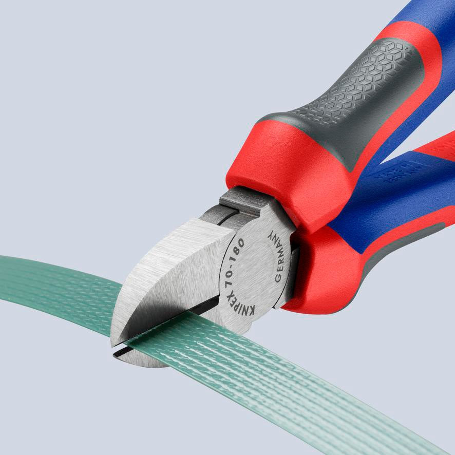 KNIPEX Seitenschneider 140 mm, polierter Kopf, Mehrkomponenten-Griffe, max. 1,8 mm