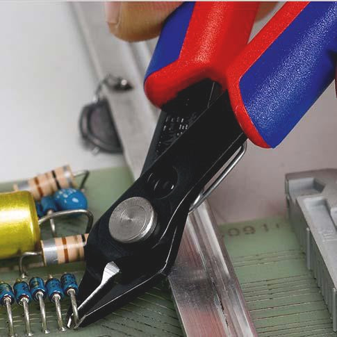 KNIPEX Elektronik-Seitenschneider Super-Knips® 125 mm – Präzisionszange für feinste Schneidarbeiten