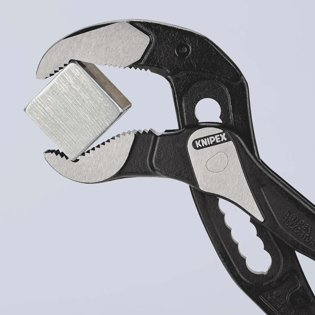 KNIPEX Wasserpumpenzange Alligator 180 mm mit Comfort-Griff und 9-fach Rastenverstellung