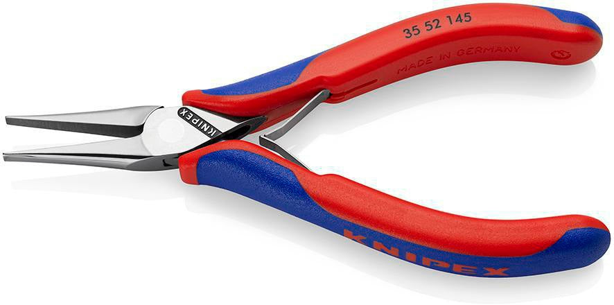 KNIPEX Elektronik-Greifzange 115 mm mit flachbreiten Backen und Kunststoffüberzug