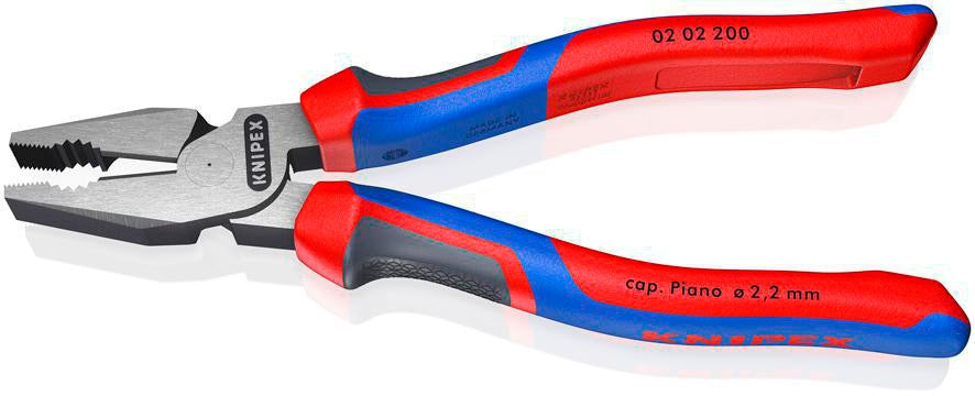 KNIPEX Kraftkombizange 180 mm mit Comfort-Griff – 35 % Kraftersparnis, poliert