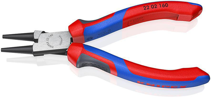 KNIPEX Rundzange 140 mm mit poliertem Kopf und Kunststoffüberzug – Präzise Drahtösen biegen