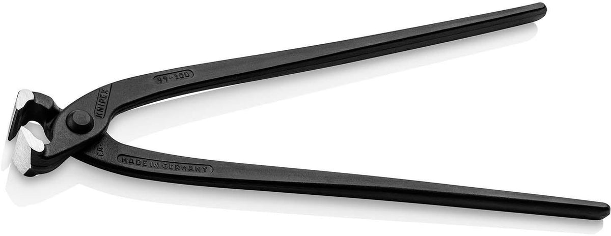 KNIPEX Monierzange 220 mm poliert schwarz atramentiert – Zum Verdrillen und Schneiden von Bindedraht