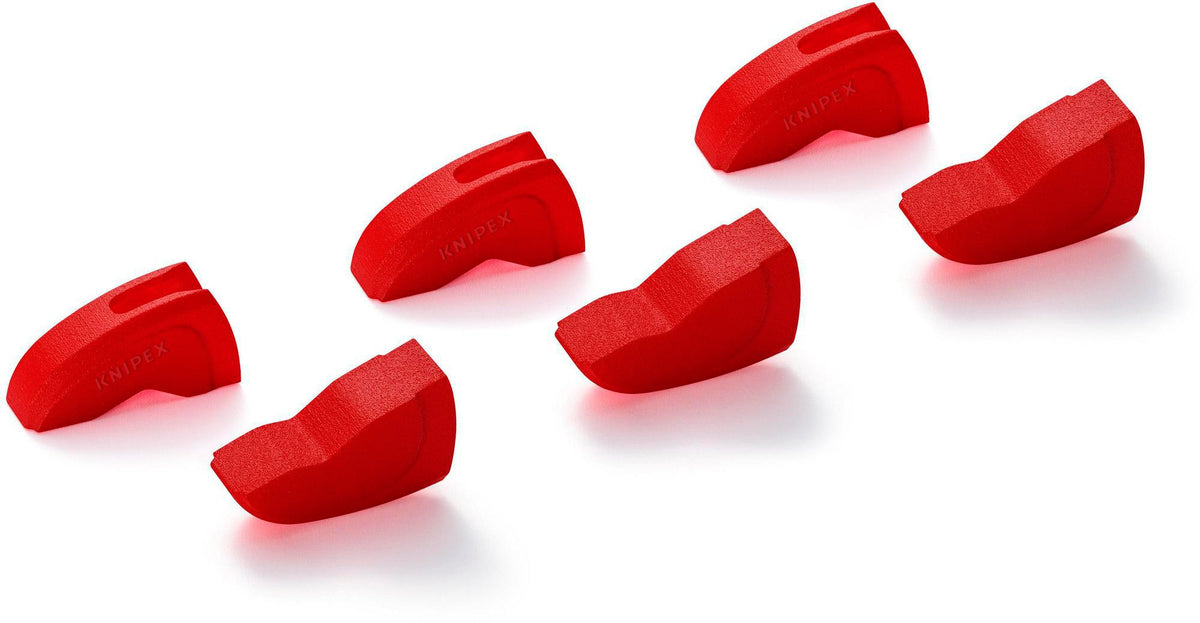 KNIPEX Schonbacken für Wasserpumpenzange 180 mm – 3 Paar Kunststoff-Schutzbacken