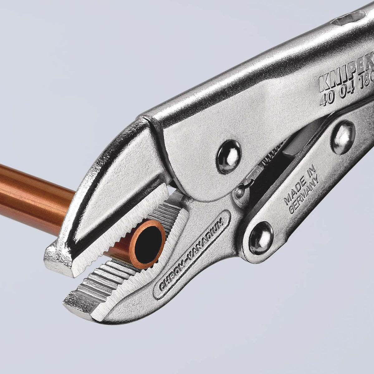 KNIPEX Universalgripzange 180 mm verzinkt – Hoher Spanndruck, Einhandbedienung
