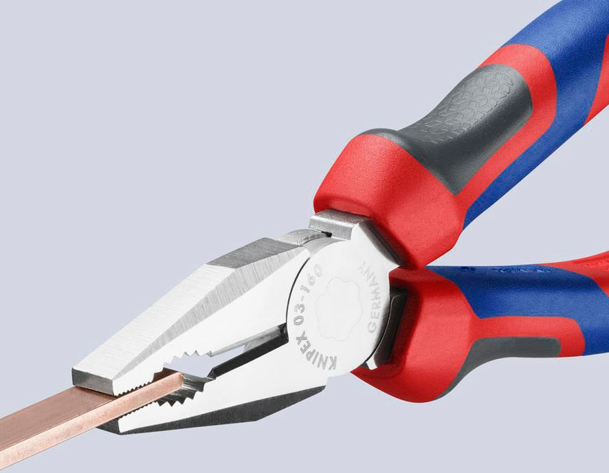 KNIPEX Kombizange 140 mm verchromt mit Comfort-Griff – Präzision für Handwerk und Elektro